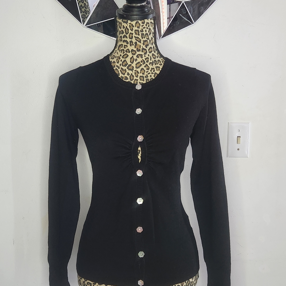 InWear Essentials Black Button-Down Women's cardigan (S)